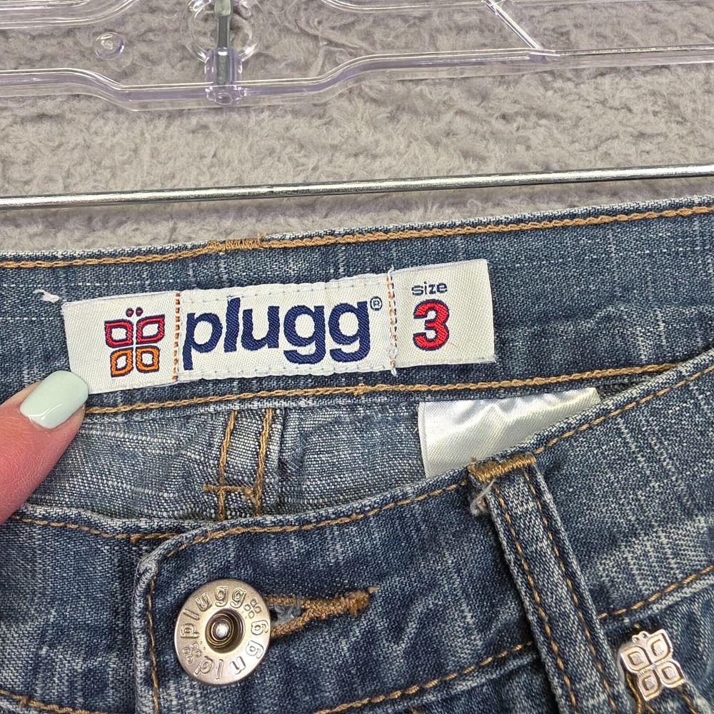 Plugg Women's Blue Flare Jeans - Picture 14 of 16